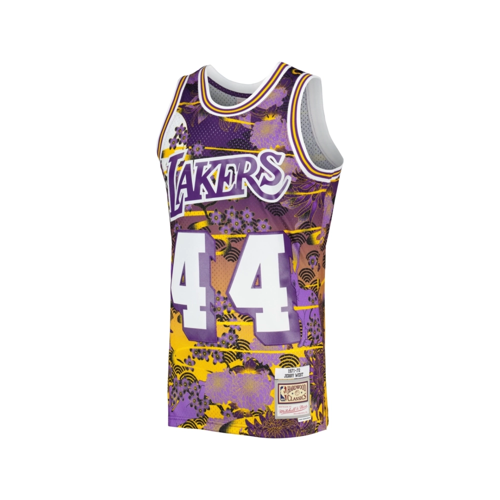 Mens Los Angeles Lakers Jerry West Purple 1971 72 Hardwood Classics Lunar New Year Swingman Jersey,Los Angeles Lakers,NBA,JERSEY
