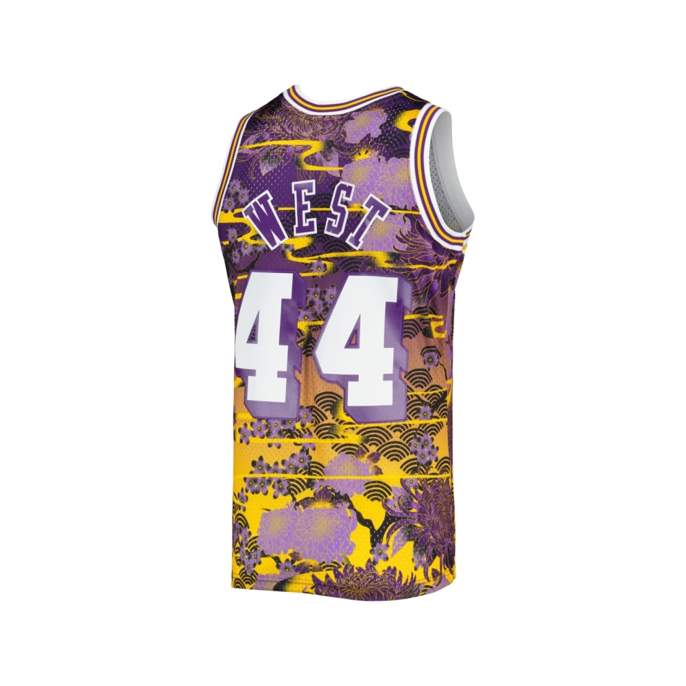 Mens Los Angeles Lakers Jerry West Purple 1971 72 Hardwood Classics Lunar New Year Swingman Jersey,Los Angeles Lakers,NBA,JERSEY