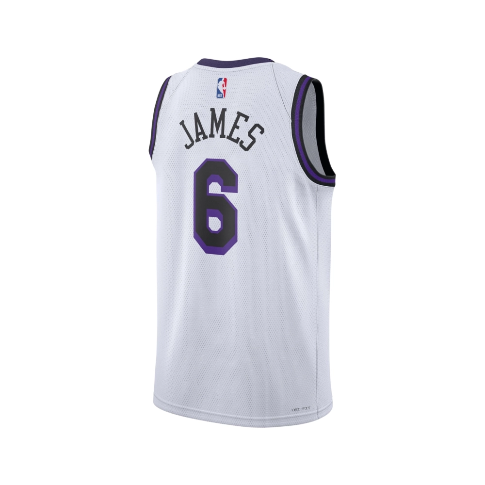 Unisex Los Angeles Lakers LeBron James White 2022 23 Swingman Jersey - City Edition,Los Angeles Lakers,NBA,JERSEY with free ship