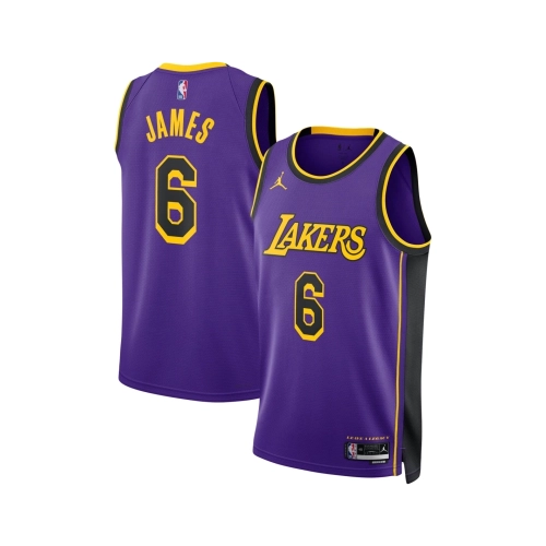 Unisex Los Angeles Lakers LeBron James Purple Swingman Jersey - Statement Edition,Los Angeles Lakers,NBA,JERSEY with free shippi