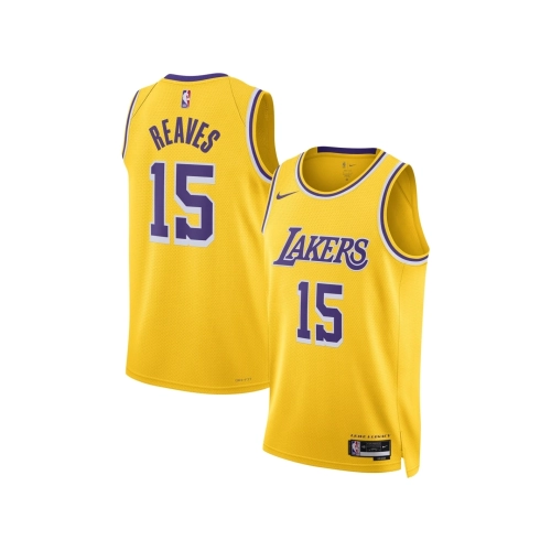 Unisex Los Angeles Lakers Austin Reaves Gold Swingman Jersey - Icon Edition,Los Angeles Lakers,NBA,JERSEY with free shipping
