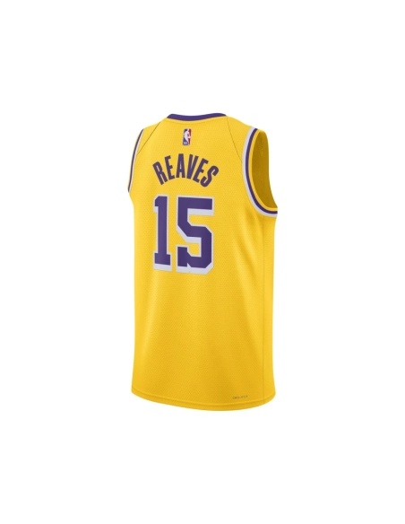 Unisex Los Angeles Lakers Austin Reaves Gold Swingman Jersey - Icon Edition,Los Angeles Lakers,NBA,JERSEY with free shipping