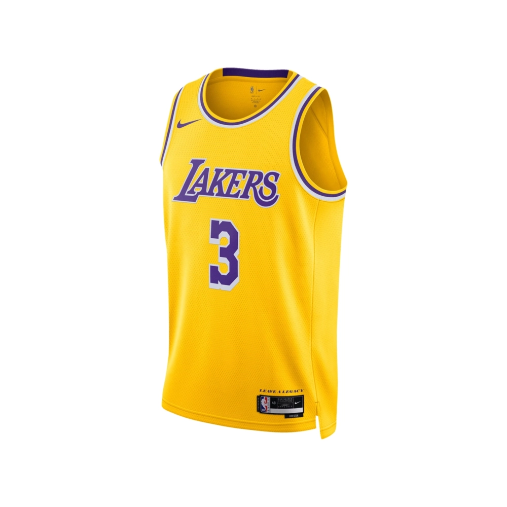 Unisex Los Angeles Lakers Anthony Davis Gold Swingman Jersey - Icon Edition,Los Angeles Lakers,NBA,JERSEY with free shipping