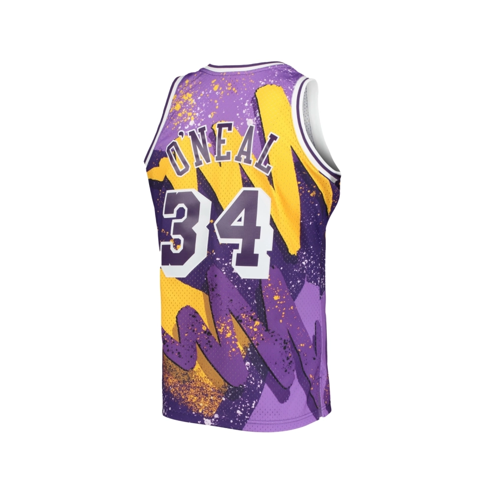 Mens Los Angeles Lakers Shaquille ONeal Purple Hardwood Classics 1996 97 Hyper Hoops Swingman Jersey,Los Angeles Lakers,NBA,JERS
