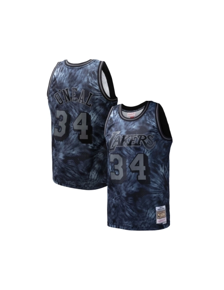 Mens Los Angeles Lakers Shaquille ONeal Black Hardwood Classics 1996 97 Tie-Dye Swingman Jersey,Los Angeles Lakers,NBA,JERSEY wi