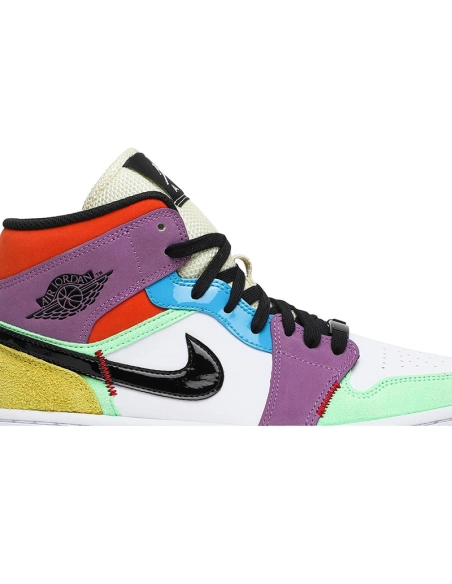 AIR JORDAN 1 MID SE LIGHTBULB CW1140 100,AIR JORDAN 1 MID,Air Jordan