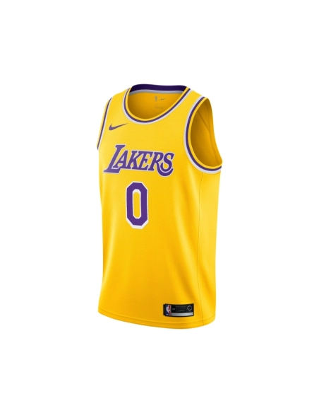 Mens Los Angeles Lakers Russell Westbrook Gold 2020 21 Swingman Player Jersey - Icon Edition,Los Angeles Lakers,NBA,JERSEY with 