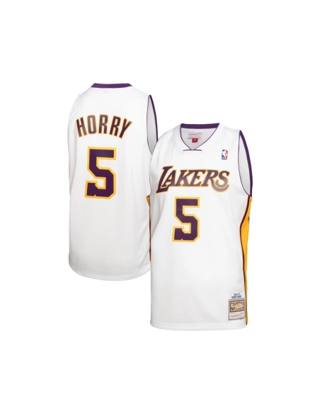 Mens Los Angeles Lakers Robert Horry White 2001 02 Hardwood Classics Swingman Jersey,Los Angeles Lakers,NBA,JERSEY with free shi