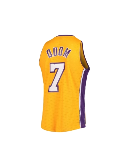 Mens Los Angeles Lakers Lamar Odom Gold 2001 02 Hardwood Classics Swingman Jersey,Los Angeles Lakers,NBA,JERSEY with free shippi