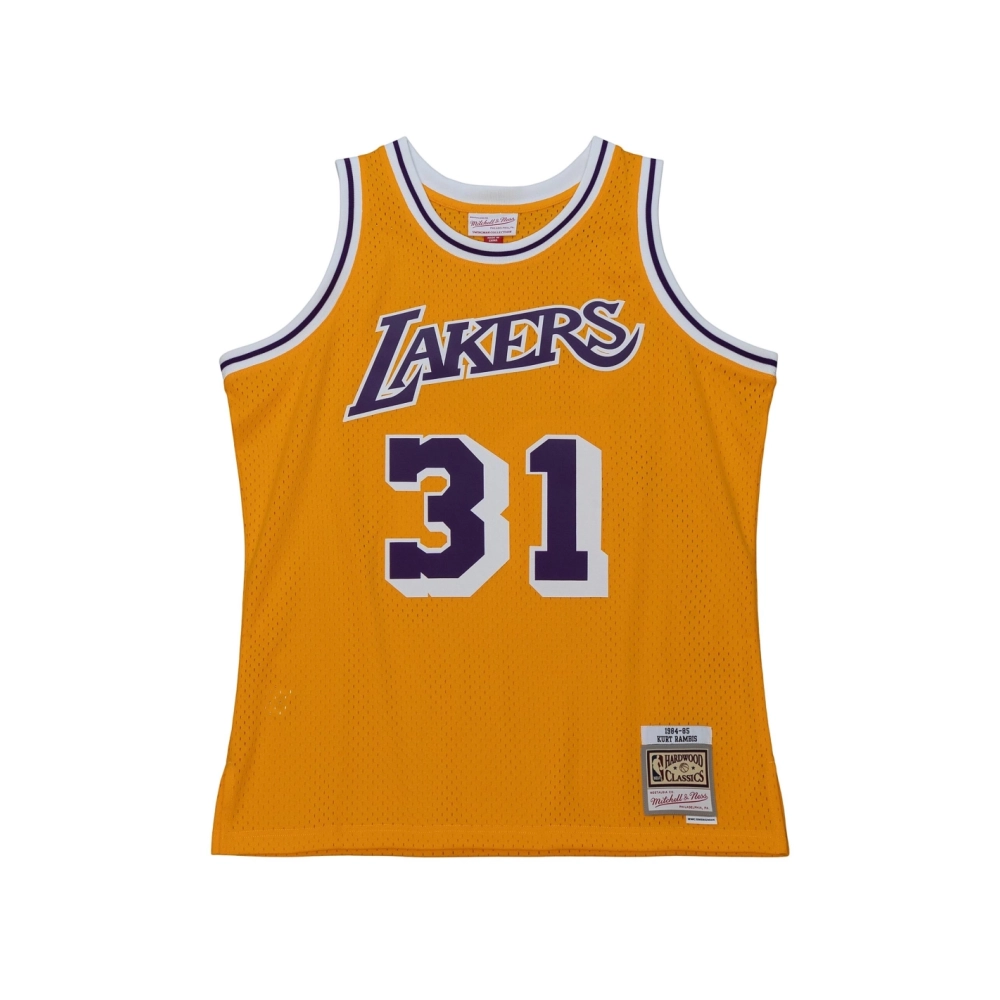 Mens Los Angeles Lakers Kurt Rambis Gold 1984 85 Swingman Jersey,Los Angeles Lakers,NBA,JERSEY with free shipping
