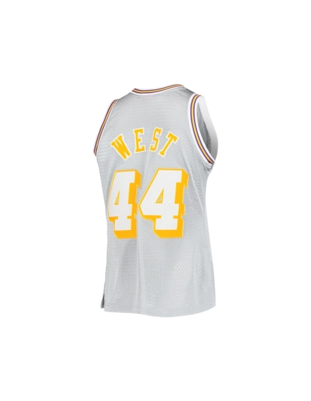 Mens Los Angeles Lakers Jerry West Silver 75th Anniversary 1971 72 Hardwood Classics Swingman Jersey,Los Angeles Lakers,NBA,JERS