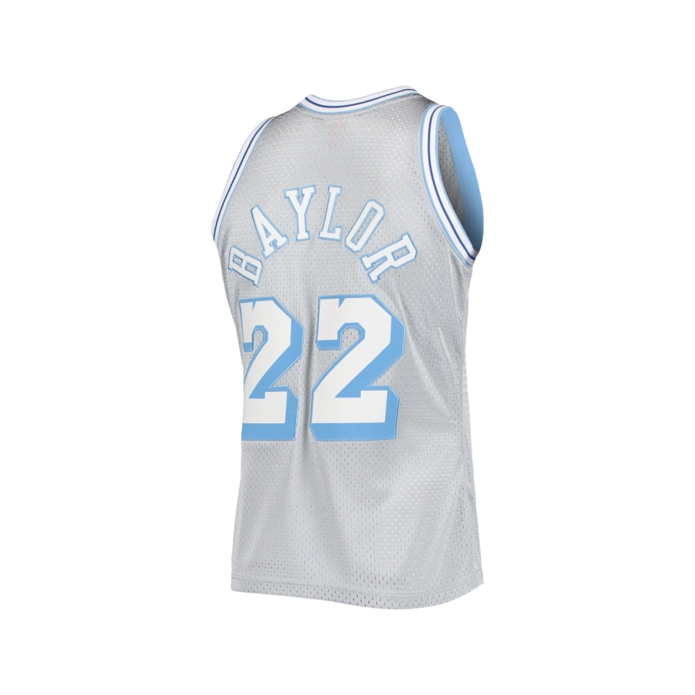 Mens Los Angeles Lakers Elgin Baylor Silver 75th Anniversary 1960 61 Hardwood Classics Swingman Jersey,Los Angeles Lakers,NBA,JE