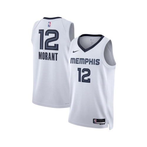 Unisex Memphis Grizzlies Ja Morant White Swingman Jersey - Association Edition,Memphis Grizzlies,NBA,JERSEY with free shipping