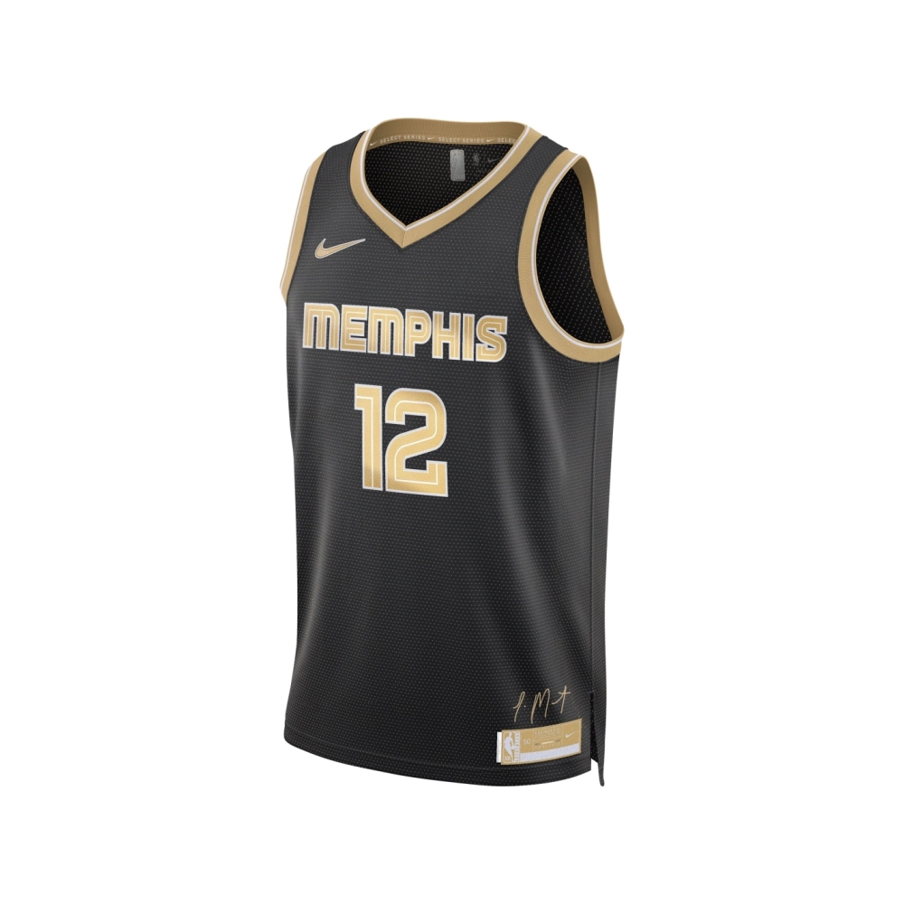 Unisex Memphis Grizzlies Ja Morant Black Select Series Swingman Jersey,Memphis Grizzlies,NBA,JERSEY with free shipping