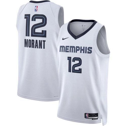Ja Morant Memphis Grizzlies Unisex Swingman Jersey Association Edition White,Memphis Grizzlies,NBA,JERSEY with free shipping