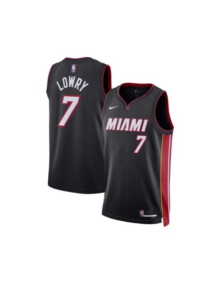 Unisex Miami Heat Kyle Lowry Black Swingman Jersey - Icon Edition,Miami Heat,NBA,JERSEY with free shipping