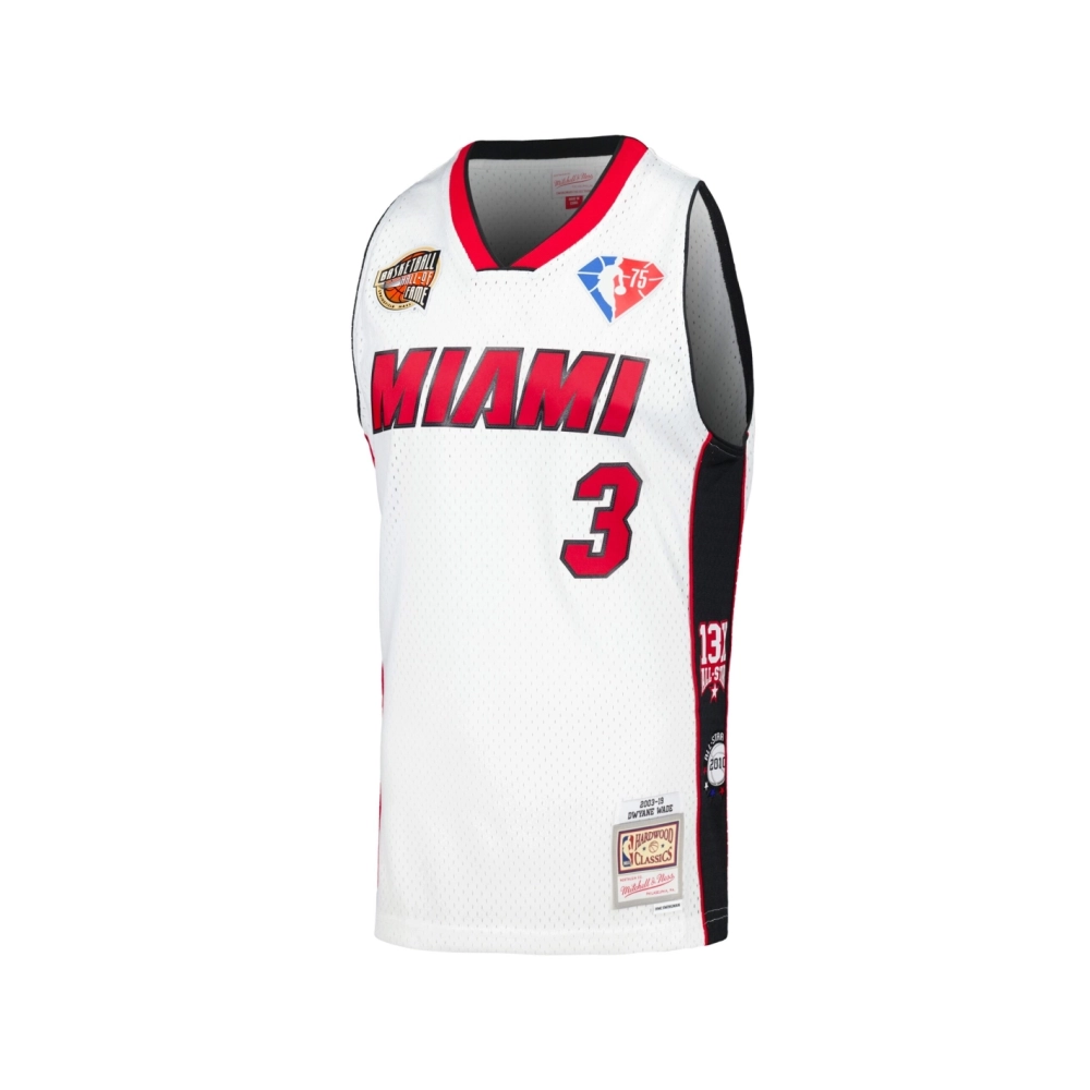 Unisex Miami Heat Dwyane Wade White Hall of Fame Class of 2023 Throwback Swingman Jersey,Miami Heat,NBA,JERSEY with free shippin