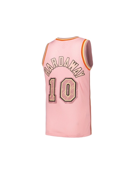 Mens Miami Heat Tim Hardaway Pink 1996 97 Swingman Sidewalk Sketch Jersey,Miami Heat,NBA,JERSEY with free shipping