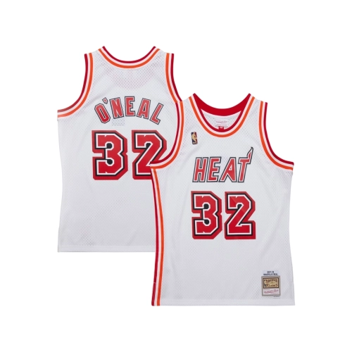 Mens Miami Heat Shaquille ONeal White 2007 08 Hardwood Classics Swingman Jersey,Miami Heat,NBA,JERSEY with free shipping