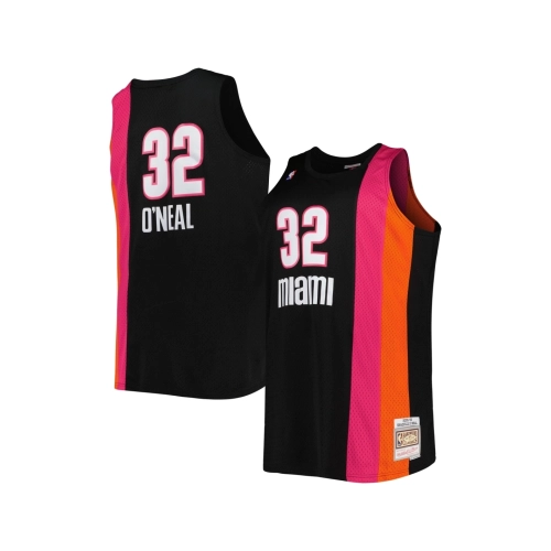 Mens Miami Heat Shaquille ONeal Black Big Tall Hardwood Classics 2005 06 Swingman Jersey,Miami Heat,NBA,JERSEY with free shippin