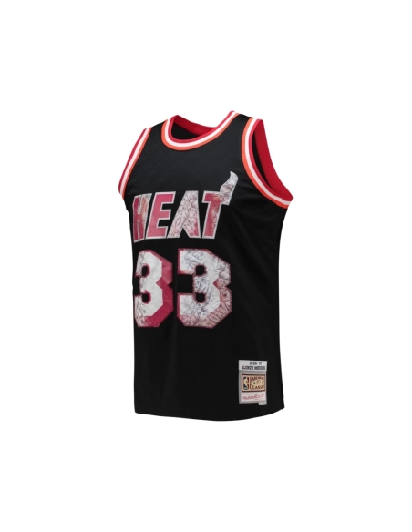 Mens Miami Heat Alonzo Mourning Black 1996 97 Hardwood Classics NBA 75th Anniversary Diamond Swingman Jersey,Miami Heat,NBA,JERS