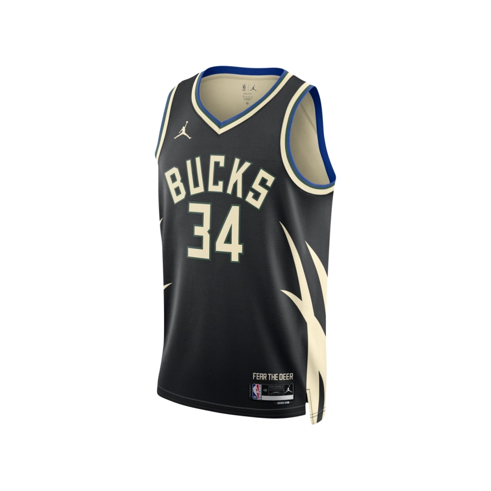 Unisex Milwaukee Bucks Giannis Antetokounmpo Black Swingman Jersey - Statement Edition,Milwaukee Bucks,NBA,JERSEY with free ship