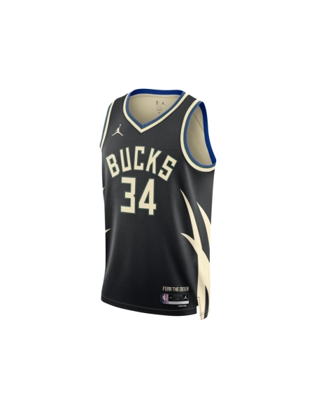 Unisex Milwaukee Bucks Giannis Antetokounmpo Black Swingman Jersey - Statement Edition,Milwaukee Bucks,NBA,JERSEY with free ship