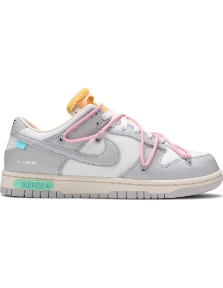 OffWhite x Dunk Low Lot 09 of 50,Dunk SB,NIKE SHOES Reps