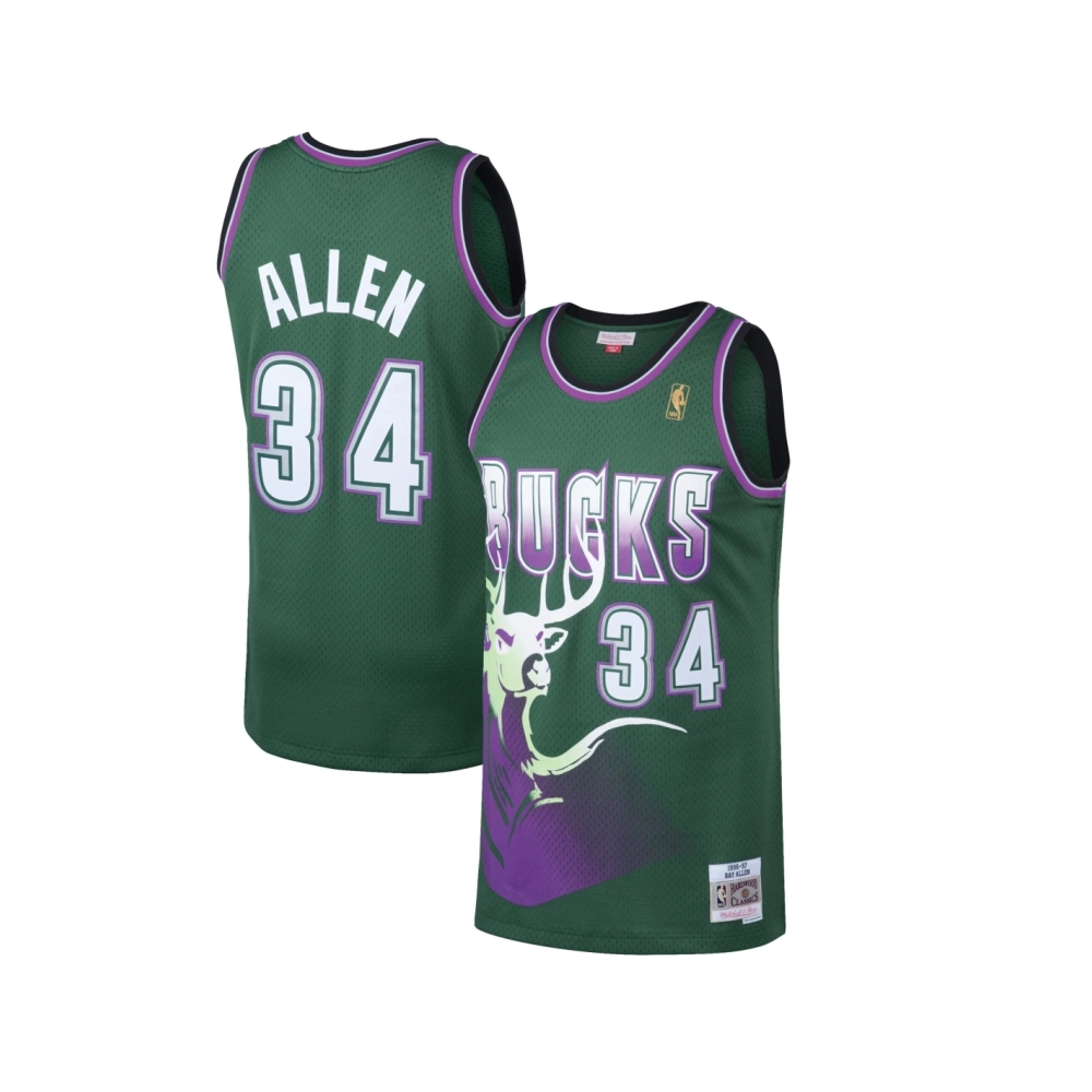 Mens Milwaukee Bucks Ray Allen Kelly Green 1996 97 Hardwood Classics Swingman Jersey,Milwaukee Bucks,NBA,JERSEY with free shippi