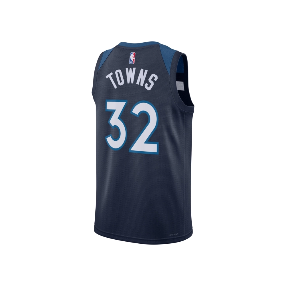 Unisex Minnesota Timberwolves Karl-Anthony Towns Navy Swingman Jersey - Icon Edition,Minnesota Timberwolves,NBA,JERSEY with free
