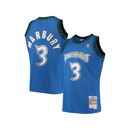 Mens Minnesota Timberwolves Stephon Marbury Blue 1996 97 Hardwood Classics Swingman Jersey,Minnesota Timberwolves,NBA,JERSEY wit