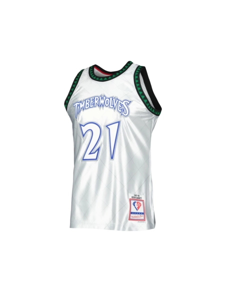Mens Minnesota Timberwolves Kevin Garnett Platinum 1997 98 Hardwood Classics 75th Anniversary Swingman Jersey,Minnesota Timberwo
