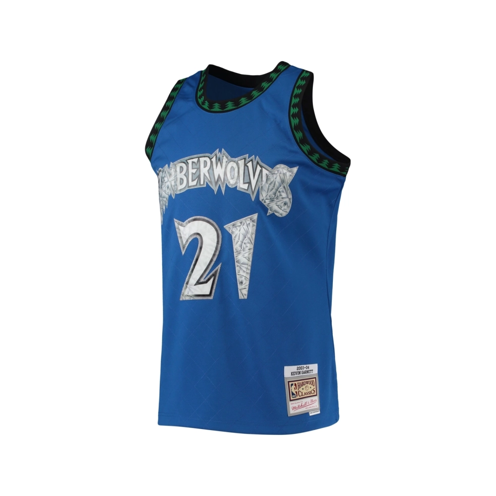 Mens Minnesota Timberwolves Kevin Garnett Blue 2003 04 Hardwood Classics NBA 75th Anniversary Diamond Swingman Jersey,Minnesota 