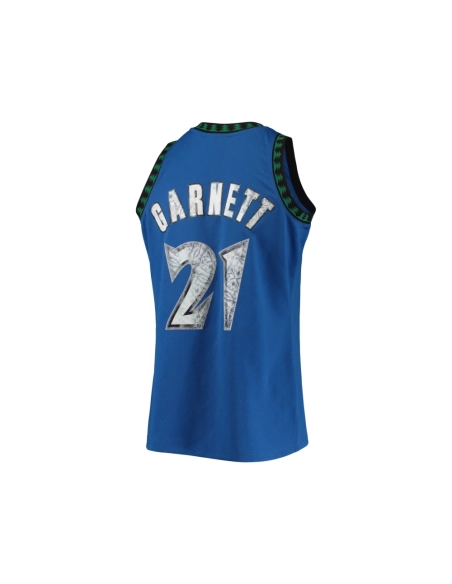 Mens Minnesota Timberwolves Kevin Garnett Blue 2003 04 Hardwood Classics NBA 75th Anniversary Diamond Swingman Jersey,Minnesota 