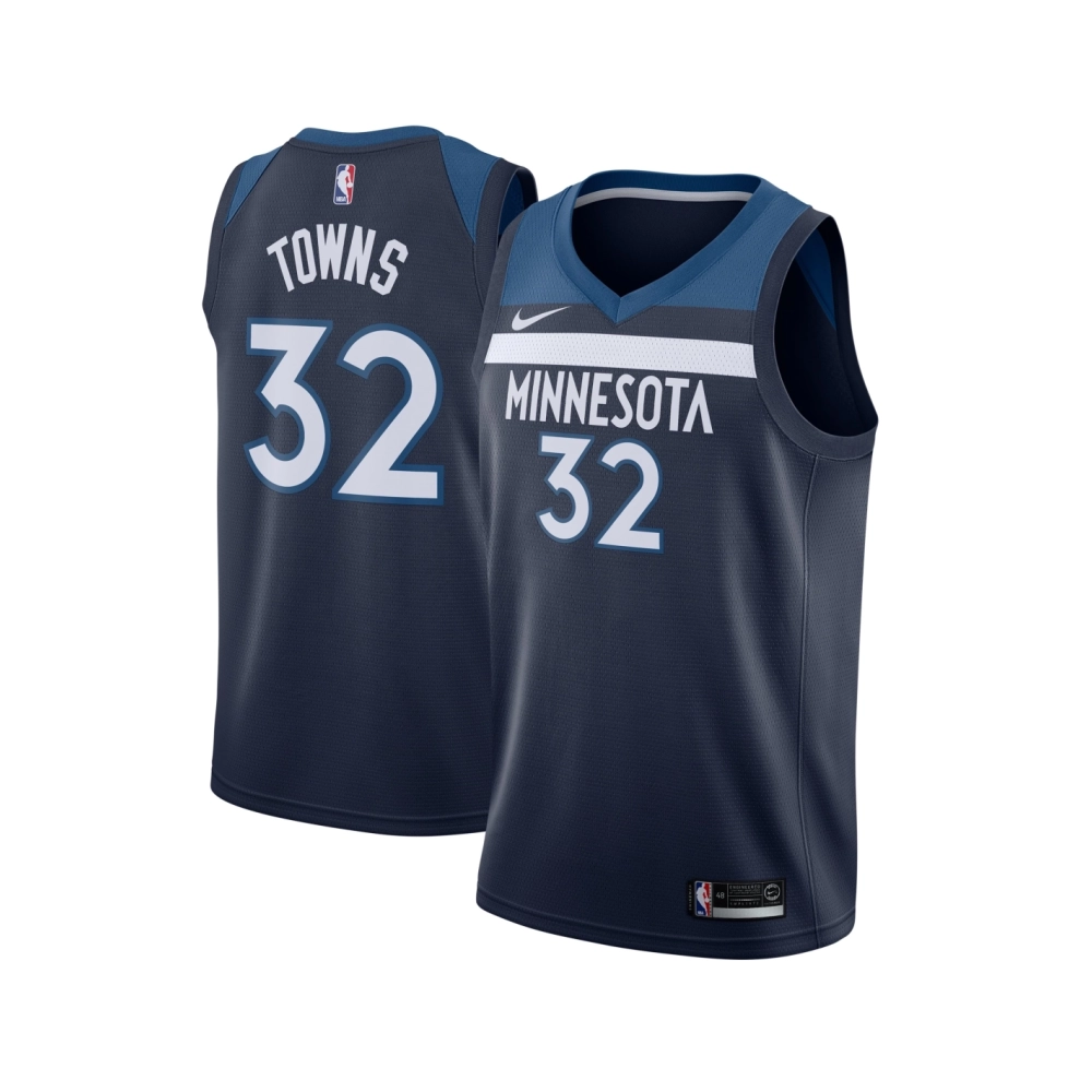 Mens Minnesota Timberwolves Karl-Anthony Towns Navy Swingman Jersey - Icon Edition,Minnesota Timberwolves,NBA,JERSEY with free s