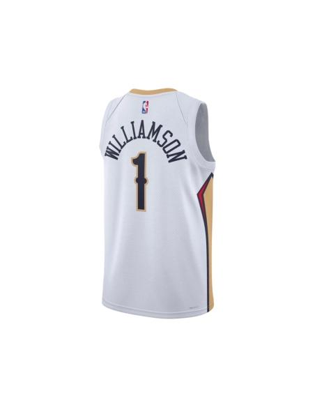 Unisex New Orleans Pelicans Zion Williamson White Swingman Jersey - Association Edition,New Orleans Pelicans,NBA,JERSEY with fre