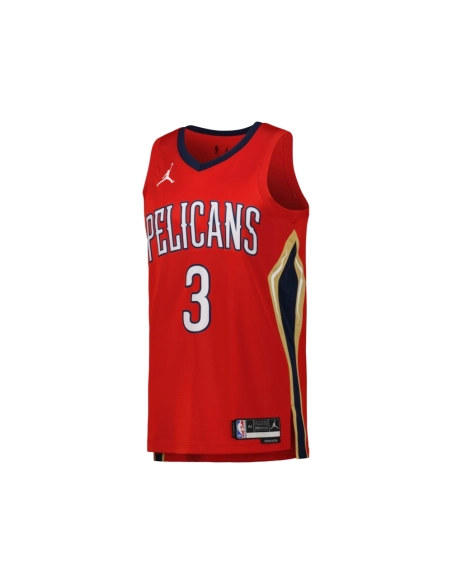 Unisex New Orleans Pelicans CJ McCollum Red Swingman Jersey - Statement Edition,New Orleans Pelicans,NBA,JERSEY with free shippi