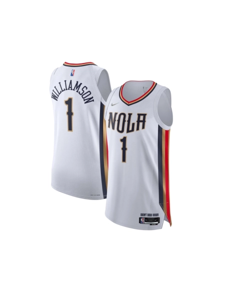 Mens New Orleans Pelicans Zion Williamson White 2021 22 Swingman Jersey - City Edition,New Orleans Pelicans,NBA,JERSEY with free