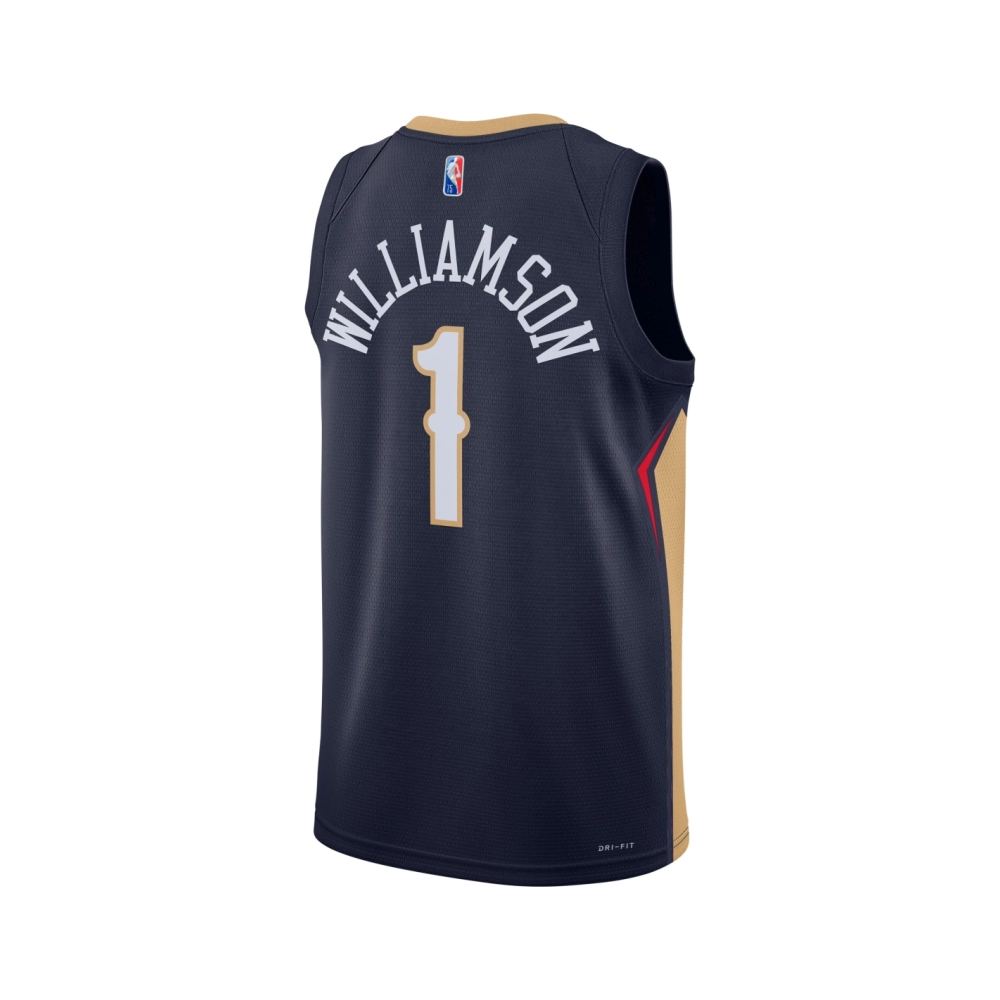 Mens New Orleans Pelicans Zion Williamson Navy 2021 22 Diamond Swingman Jersey - Icon Edition,New Orleans Pelicans,NBA,JERSEY wi