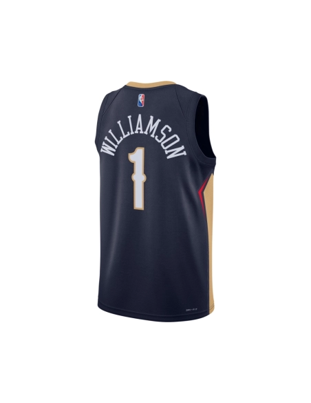 Mens New Orleans Pelicans Zion Williamson Navy 2021 22 Diamond Swingman Jersey - Icon Edition,New Orleans Pelicans,NBA,JERSEY wi