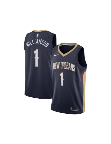 Mens New Orleans Pelicans Zion Williamson Navy 2019 NBA Draft First Round Pick Swingman Jersey - Icon Edition,New Orleans Pelica