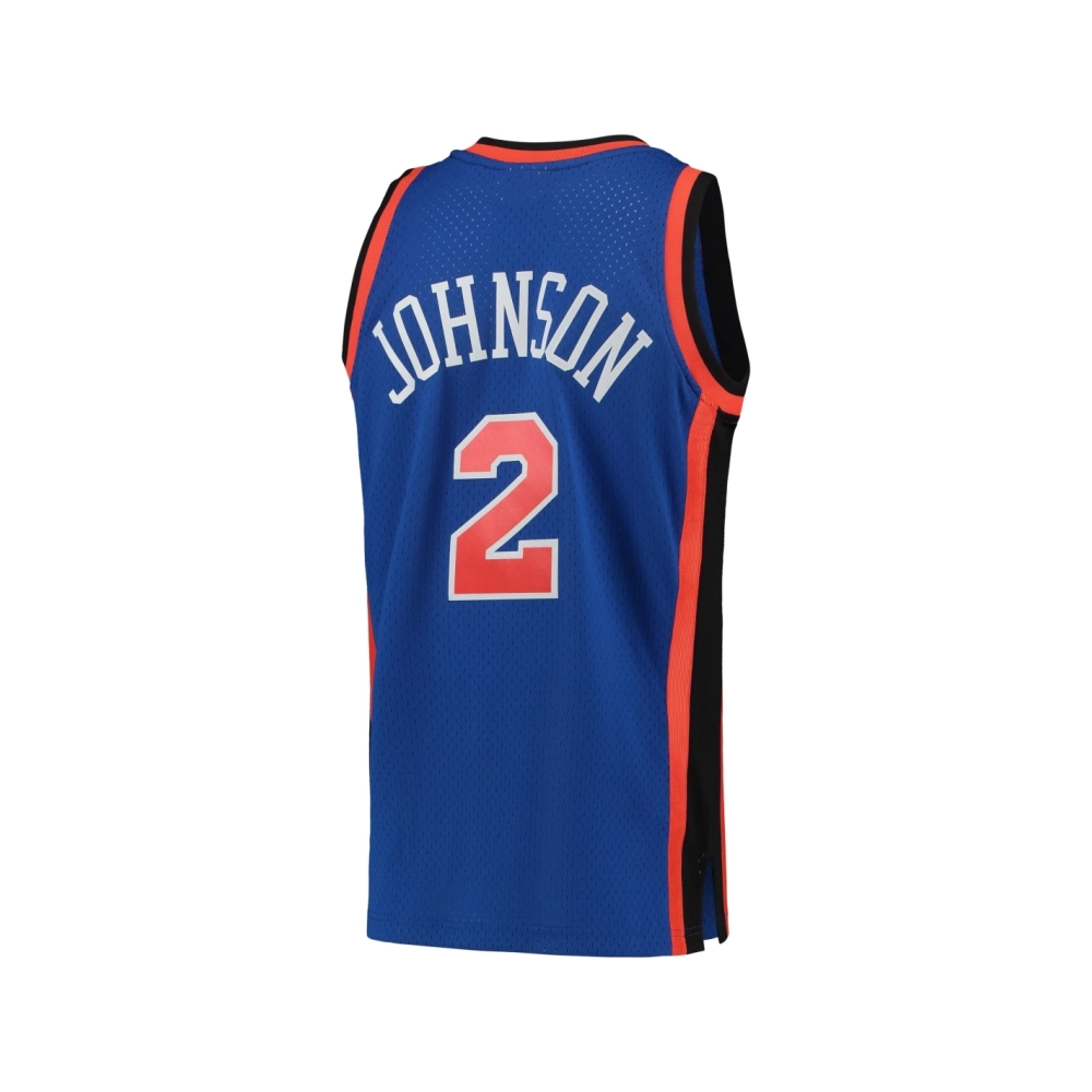 Mens New York Knicks Larry Johnson Blue 1998 99 Hardwood Classics Swingman Jersey,New York Knicks,NBA,JERSEY with free shipping