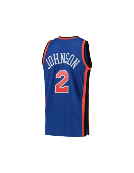 Mens New York Knicks Larry Johnson Blue 1998 99 Hardwood Classics Swingman Jersey,New York Knicks,NBA,JERSEY with free shipping