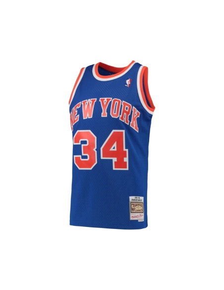 Mens New York Knicks Charles Oakley Blue Hardwood Classics Swingman Jersey,New York Knicks,NBA,JERSEY with free shipping