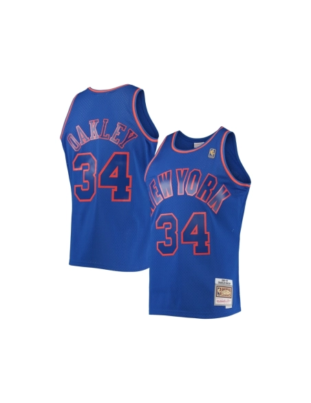 Mens New York Knicks Charles Oakley Blue 1996 97 Hardwood Classics Swingman Jersey,New York Knicks,NBA,JERSEY with free shipping