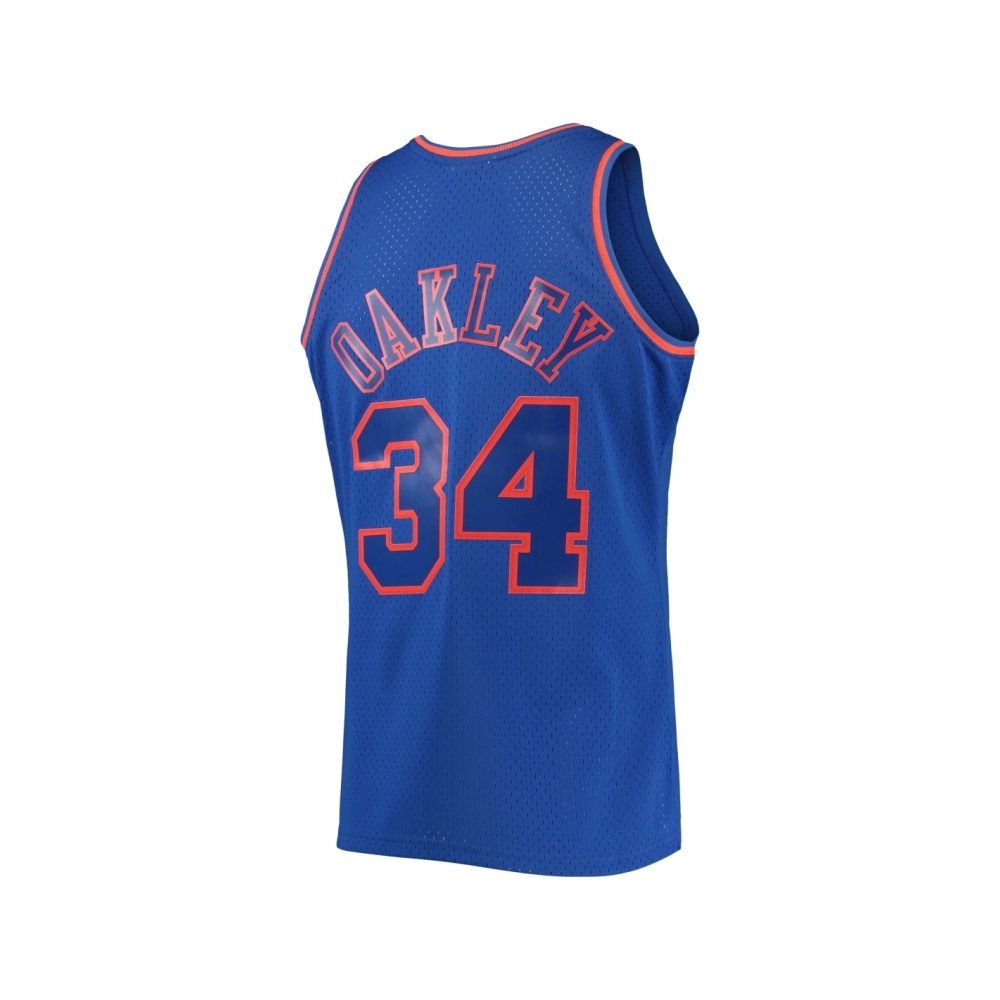 Mens New York Knicks Charles Oakley Blue 1996 97 Hardwood Classics Swingman Jersey,New York Knicks,NBA,JERSEY with free shipping