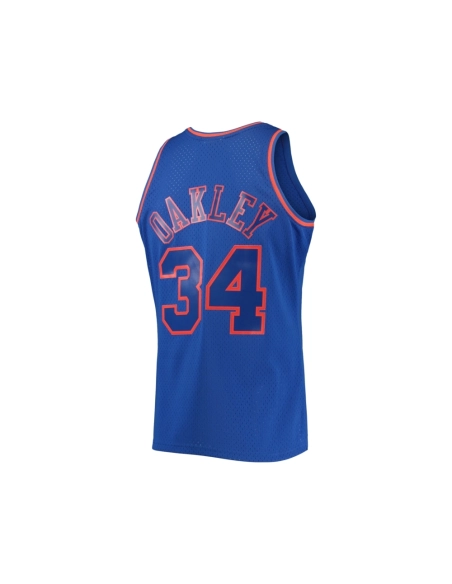 Mens New York Knicks Charles Oakley Blue 1996 97 Hardwood Classics Swingman Jersey,New York Knicks,NBA,JERSEY with free shipping
