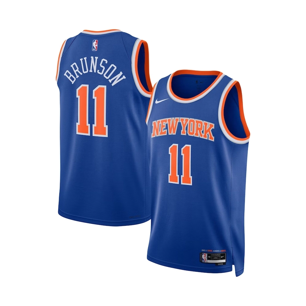 Jalen Brunson New York Knicks Unisex Swingman Jersey Icon Edition Blue,New York Knicks,NBA,JERSEY with free shipping