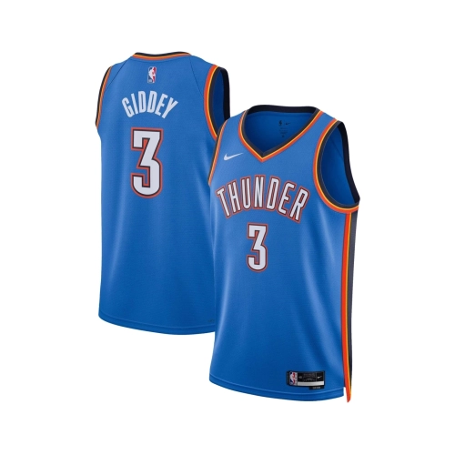 Unisex Oklahoma City Thunder Josh Giddey Blue Swingman Jersey - Icon Edition,Oklahoma City Thunder,NBA,JERSEY with free shipping