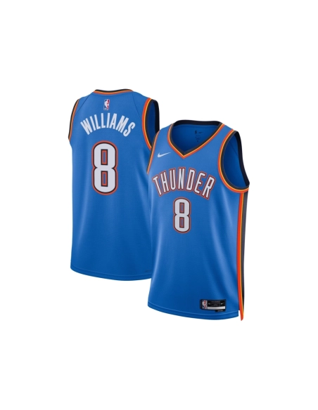 Unisex Oklahoma City Thunder Jalen Williams Blue Swingman Jersey - Icon Edition,Oklahoma City Thunder,NBA,JERSEY with free shipp